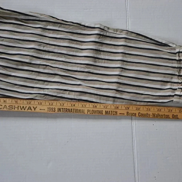 Striped Pants with Tie up  Waist - Picture 7 of 9